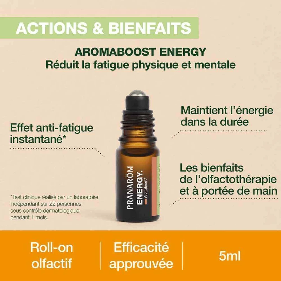 Pranarôm Aromaboost Roll-On Energy Bio 5ml: цены и характеристики