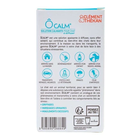 Clement-Thekan Ôcalm Успокаивающий раствор для кошек 1 флакон 48 мл: цены и характеристики