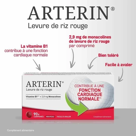 Omega Pharma Arterin Levure de Riz Rouge Pack éco x90 comprimés: цены и характеристики