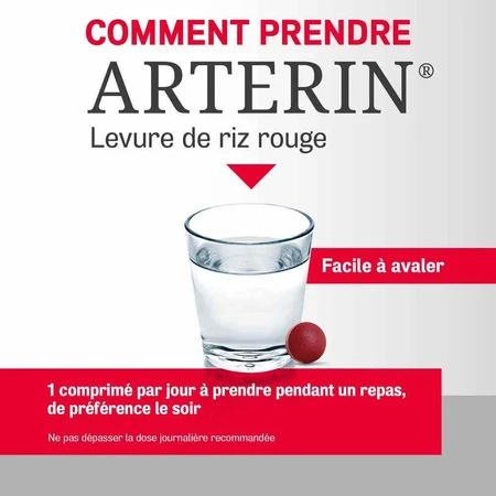 Omega Pharma Arterin Levure de Riz Rouge Pack éco x90 comprimés: цены и характеристики
