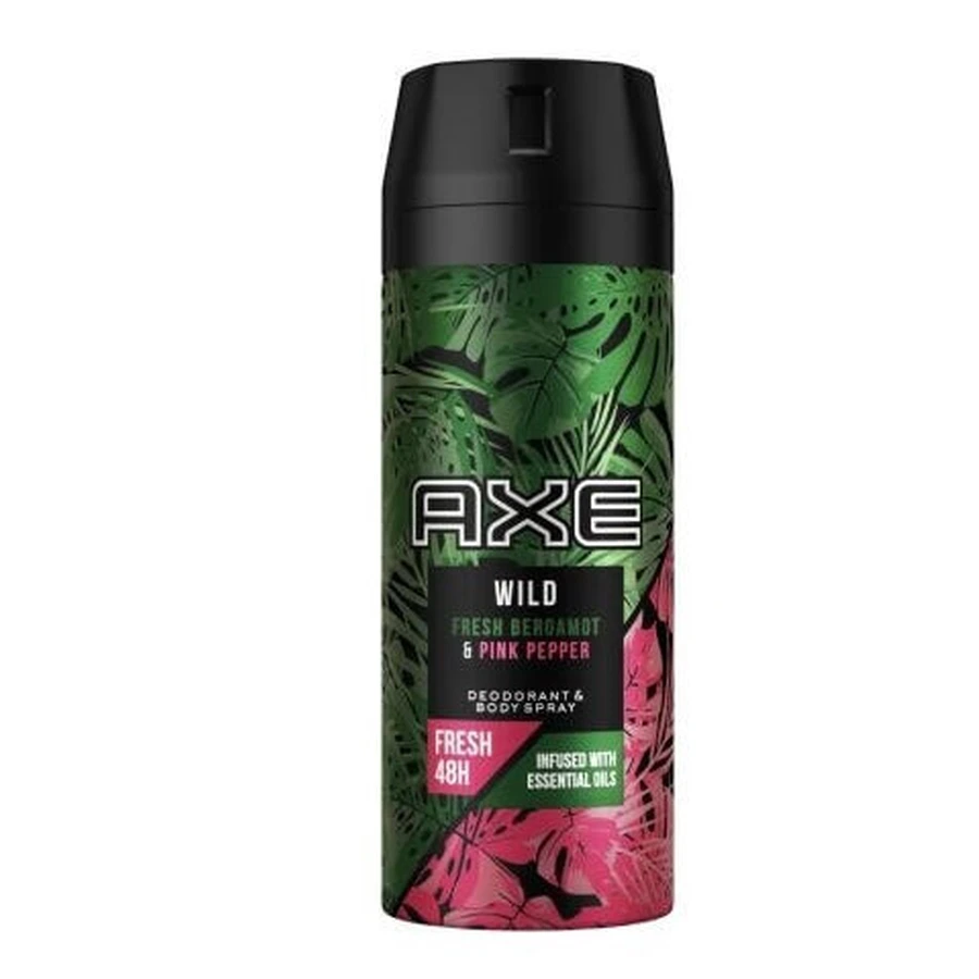 Дезодорант-спрей Axe Bergamot sălbatic amp; piper roz, 150 мл: ціни та характеристики