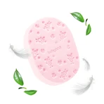 Мочалка для ванни BabyOno для немовлят та дітей, рожева, 1 шт.: ціни та характеристики
