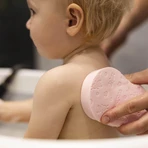 Мочалка для ванни BabyOno для немовлят та дітей, рожева, 1 шт.: ціни та характеристики