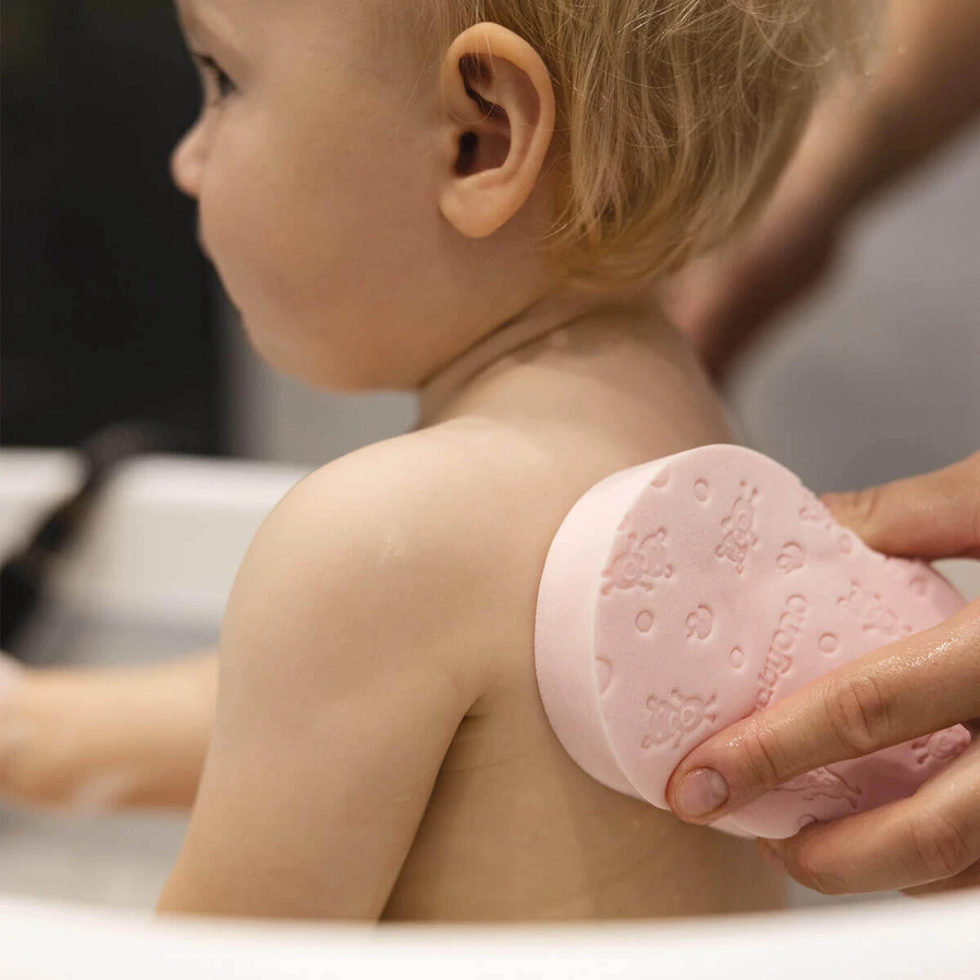 Мочалка для ванни BabyOno для немовлят та дітей, рожева, 1 шт.: ціни та характеристики