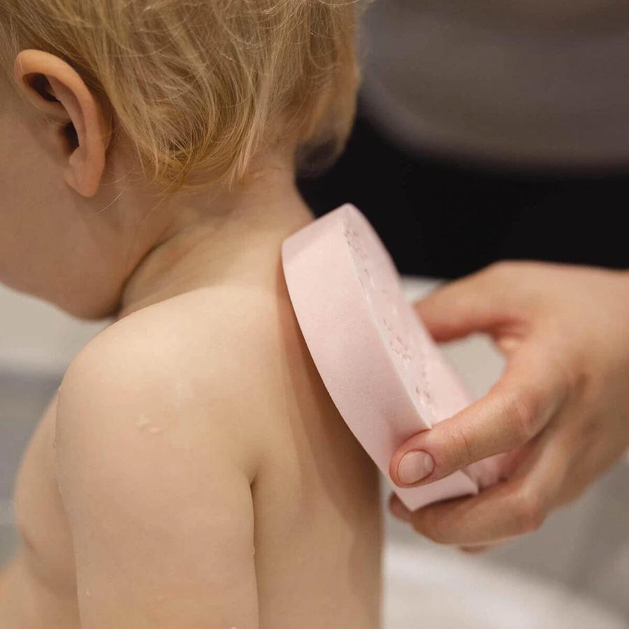 Мочалка для ванни BabyOno для немовлят та дітей, рожева, 1 шт.: ціни та характеристики
