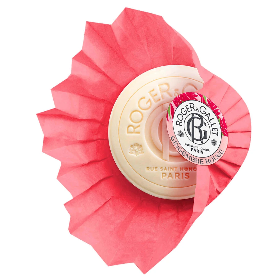 Roger & Gallet Gingembre Rouge, брусковое мыло, 100 г + бесплатная мыльница: цены и характеристики