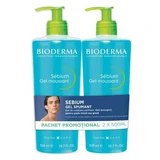 Себіум піноутворюючий гель, 2 х 500 мл, Bioderma, Bioderma