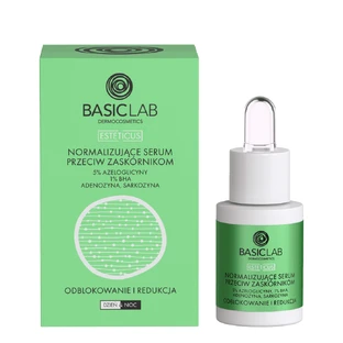 BacisLab Esteticus, нормалізуюча сироватка проти чорних крапок з 5% азелогліцину та 1% BHA, 15 мл