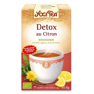Чай Yogi Tea Детокс Лимон 17 пакетиків
