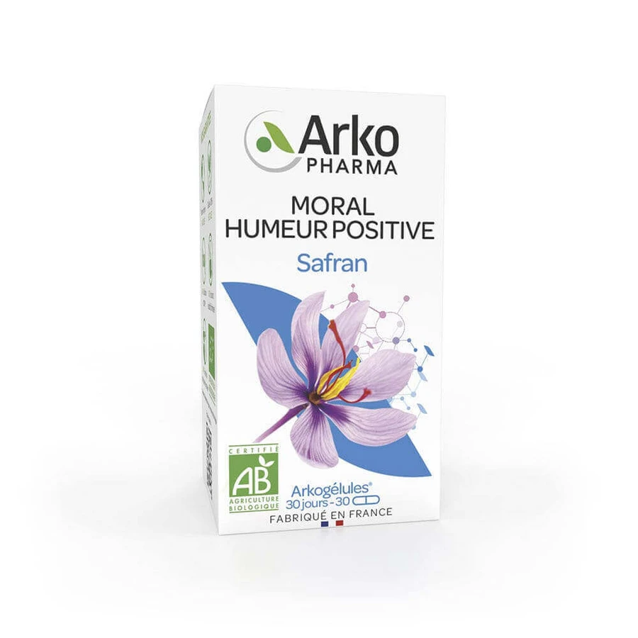 Arkopharma Arkocapsule Safran Мораль, позитивное настроение 30 капсул: цены и характеристики