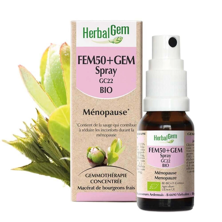 Herbalgem Fem50+ Gem Complexes Gc22 Bio Menopause Spray 15ml: цены и характеристики