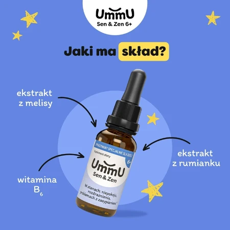 UmmU Sleep & Zen, для дітей від 6 років, краплі, 30 мл: ціни та характеристики