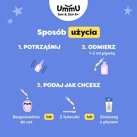 UmmU Sleep & Zen, для дітей від 6 років, краплі, 30 мл: ціни та характеристики
