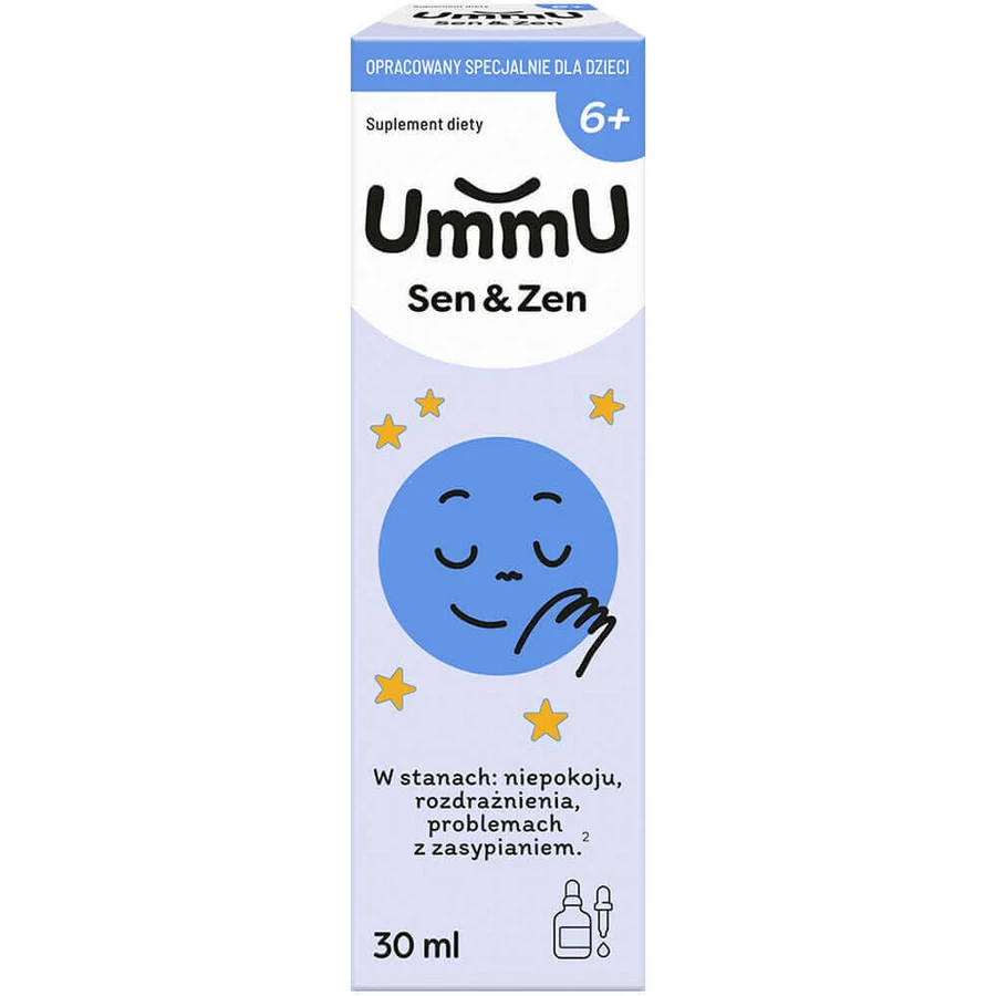 UmmU Sleep & Zen, для дітей від 6 років, краплі, 30 мл: ціни та характеристики