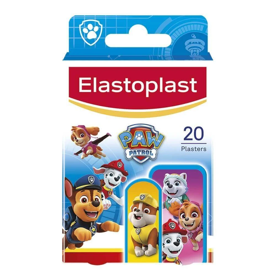 Дитячі пластирі Elastoplast Лапа Патруль 20шт: ціни та характеристики