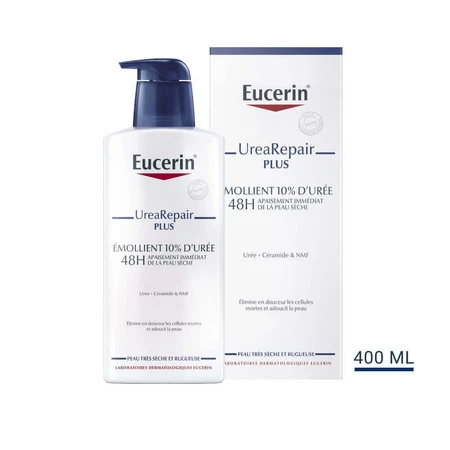Eucerin UreaRepair Plus Emollient 10% Urea Dry Skin 400 мл: цены и характеристики
