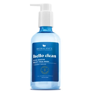 Кремообразный очищающий гель с керамидами и скваланом Cica Soothe Hello Clean, 250 мл, Bio Balance