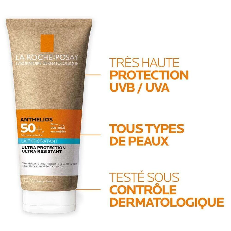 La Roche-Posay Anthelios Солнцезащитный увлажняющий крем для тела spf50+ без аромата 75 мл: цены и характеристики