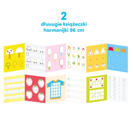 CzuCzu Dłuuugie rysowanki Rysuję szlaczki Nieco trudniejsze, 2 книги для детей, от 4 лет: цены и характеристики