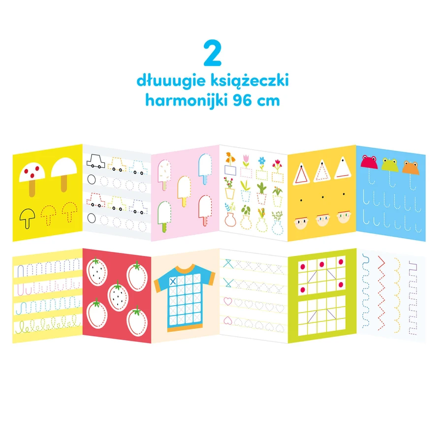 CzuCzu Dłuuugie rysowanki Rysuję szlaczki Nieco trudniejsze, 2 книги для детей, от 4 лет: цены и характеристики