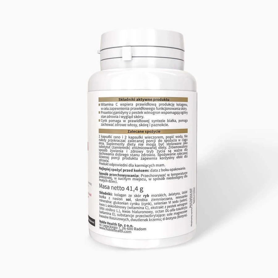 Колаген класу А Noble Health, 90 капсул: ціни та характеристики