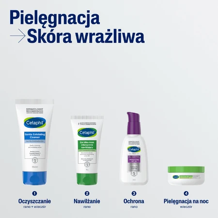 Cetaphil DA Ultra, крем для зволоження інтенсивний, для всієї родини, 85 г + крем для зволоження шкіри обличчя з кислотою гіалуроновою, крем-ноапте, 48 мл безкоштовно: ціни та характеристики