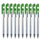 Penmate, ручка Flexi, зеленая, 10 штук