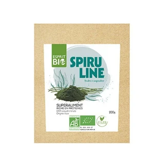 Esprit Bio Spirulina органический порошок Juvasante 200 г
