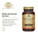 Solgar Huile De Foie De Morue Vitamines A et D Vitalité 100 Softgels: цены и характеристики
