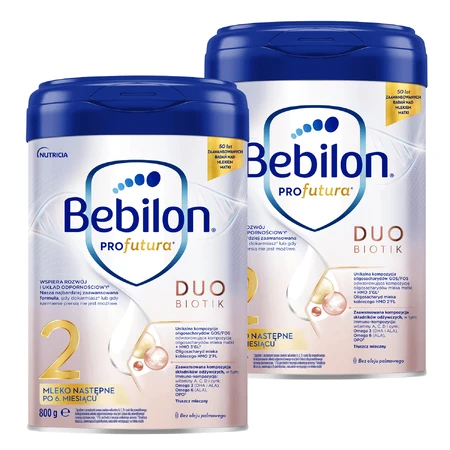 Bebilon Profutura Duo Biotik 2, молочний продукт після 6 місяців, 2 х 800 г: ціни та характеристики