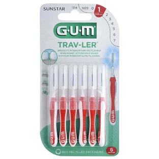 Щітки міжзубні Gum Trav-ler 0,8 мм x6