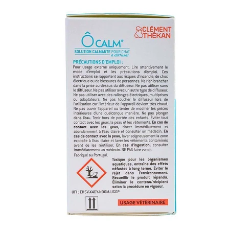 Заспокійливий розчин для котів Clement-Thekan Ôcalm Заспокійливий розчин для котів + поповнення 48 мл: ціни та характеристики