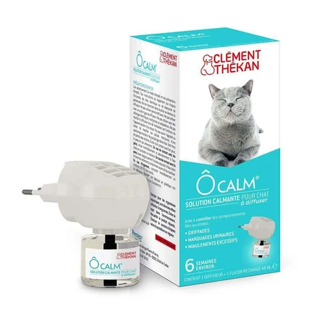 Заспокійливий розчин для котів Clement-Thekan Ôcalm Заспокійливий розчин для котів + поповнення 48 мл: ціни та характеристики