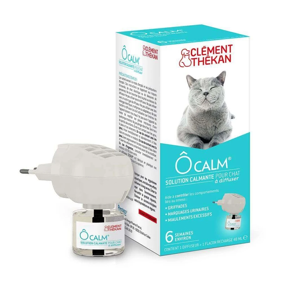 Заспокійливий розчин для котів Clement-Thekan Ôcalm Заспокійливий розчин для котів + поповнення 48 мл: ціни та характеристики