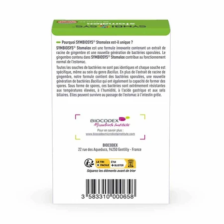 Symbiosys Stomalex 30 капсул: цены и характеристики