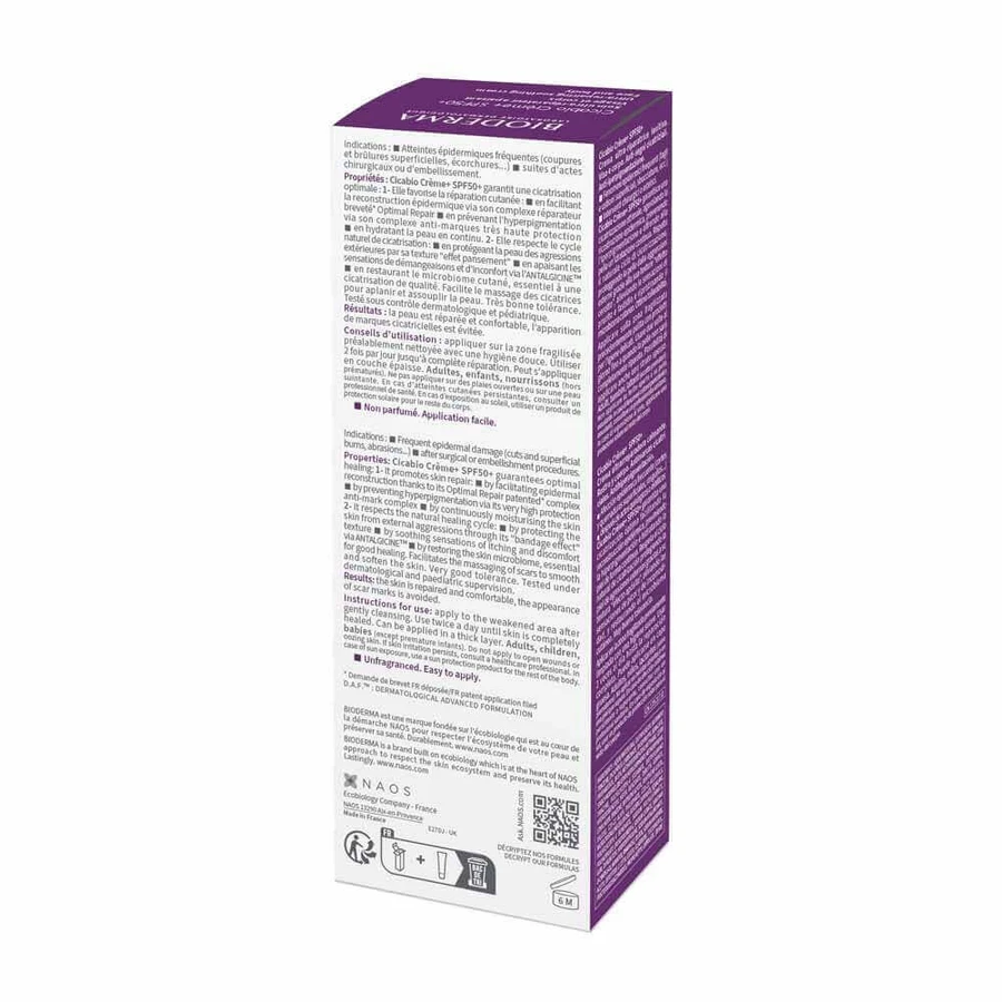 Bioderma Cicabio Заспокійливий відновлювальний засіб для ослабленої шкіри, що зазнала впливу сонця 40мл: ціни та характеристики