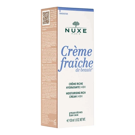Nuxe Creme Fraîche De Beaute Дневной крем для сухой кожи увлажняющий 48 часов 30 мл: цены и характеристики