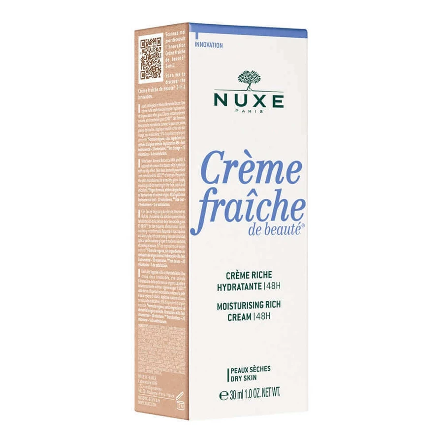 Nuxe Creme Fraîche De Beaute Дневной крем для сухой кожи увлажняющий 48 часов 30 мл: цены и характеристики