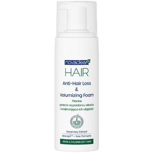 Novaclear Hair, пена против выпадения волос и для придания объема, 150 мл