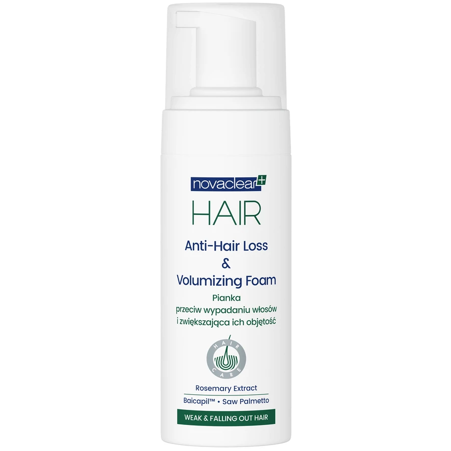 Novaclear Hair, пена против выпадения волос и для придания объема, 150 мл: цены и характеристики