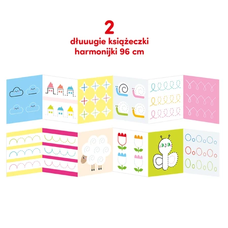 CzuCzu Dłuuugie rysowanki Rysuję szlaczki Easy, 2 книги для детей, от 4 лет: цены и характеристики