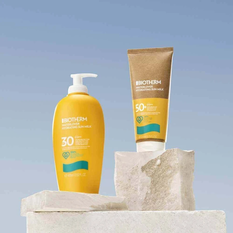 Biotherm WaterLover Экологичный солнцезащитный крем для тела SPF 50+ для лица и тела 200 мл: цены и характеристики