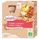 Бутылочки Babybio Organic с 6 месяцев Фрукты 4х90г