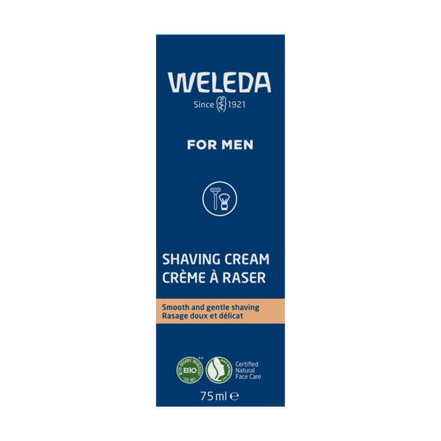 Weleda Мужской крем для бритья Peaux Sensibles 75 мл: цены и характеристики
