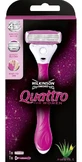 Wilkinson Sword Quattro for Woman, бритвенный станок + 1 заправка