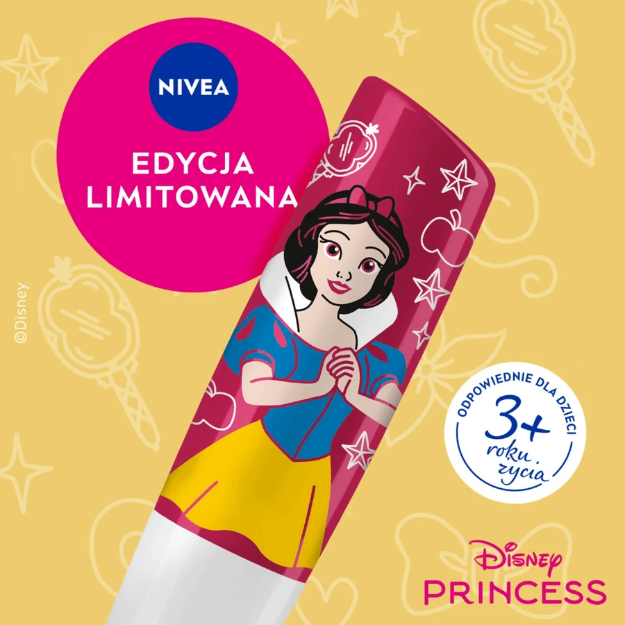 Nivea Disney Princess, ухаживающая помада, яблоко, Белоснежка, 4,8 г: цены и характеристики