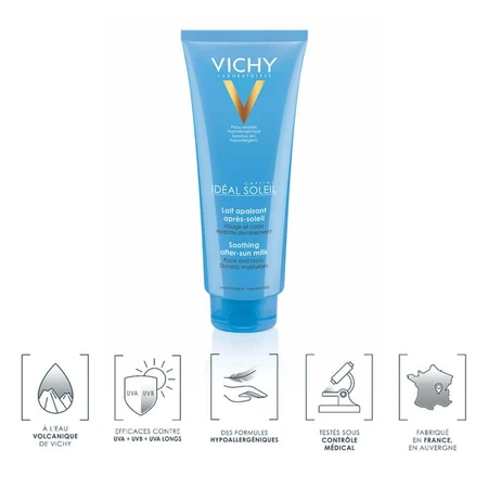 Vichy Ideal Soleil Успокаивающее молочко после загара 300 мл: цены и характеристики