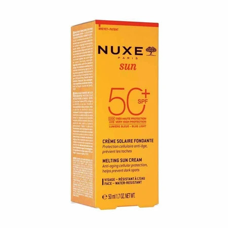 Крем для обличчя Nuxe Sun Fondant з високим ступенем захисту SPF50 50 мл: ціни та характеристики