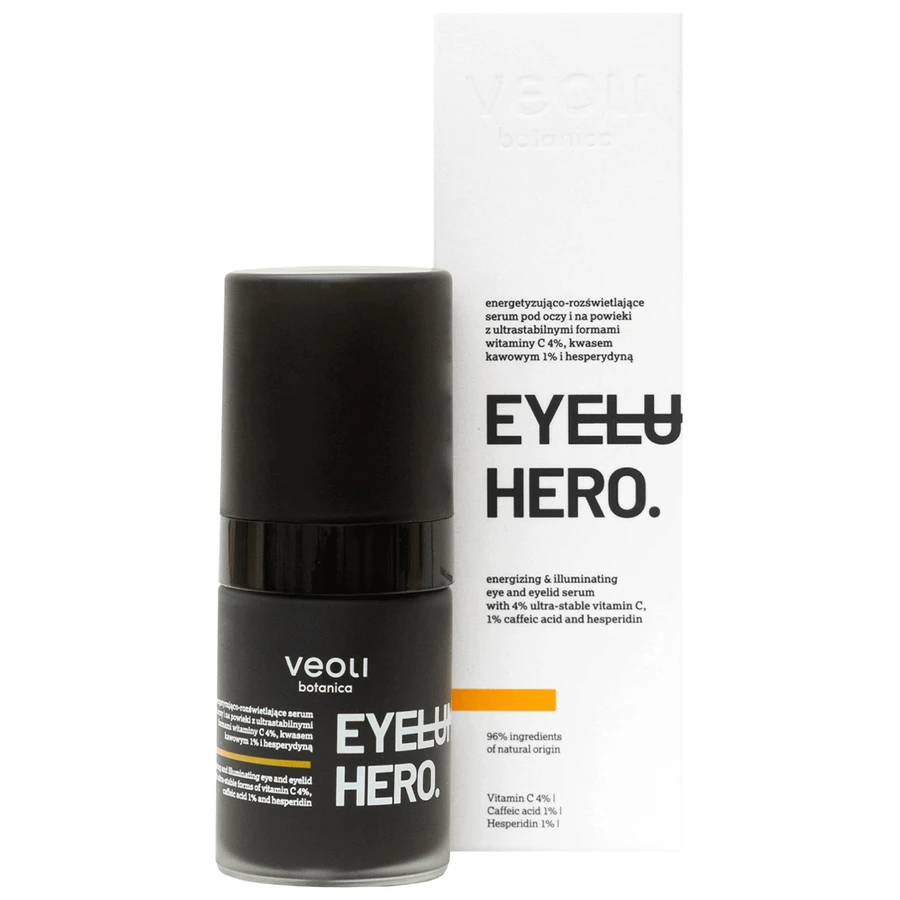 Veoli Botanica Eyeluminate Hero, сироватка для шкіри навколо очей, що заряджає енергією та освітлює, 15 мл: ціни та характеристики