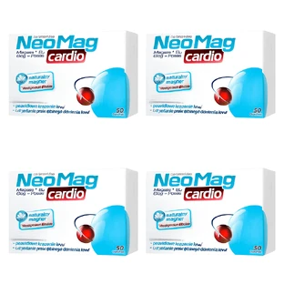 НеоМаг Кардио Aflofarm NeoMagni Cardio, таблетки, 4 упаковки по 50 шт.